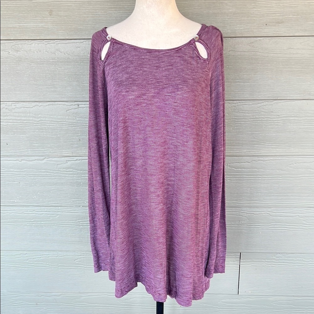 Anthropologie | t.la Striped Long Sleeve Shirt